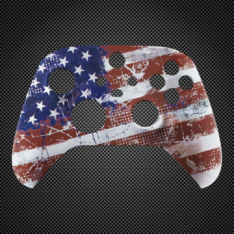 USA Flag Themed Xbox Series X/S Custom Controller Front Shell