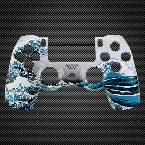 Ocean Waves Custom PS4 V2 JDM-040 Controller Front Shell