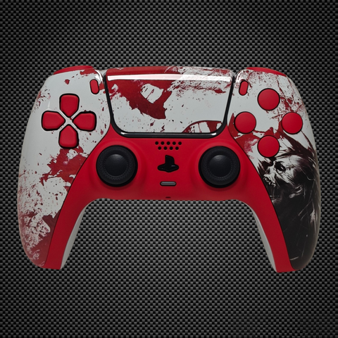 Zombie Apocalypse Themed PS5 Custom Dualsense Controller