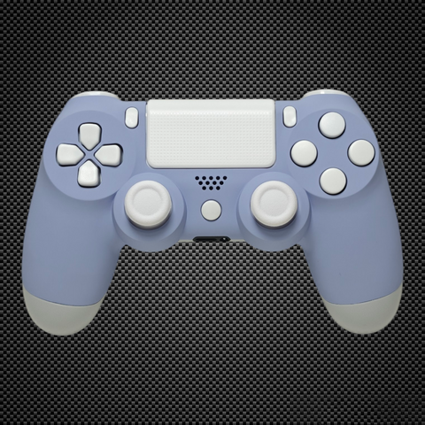 Violet Purple & White Themed Official PS4 Controller V2 Custom