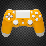 Pearlescent Orange Themed Official PS4 Controller V2 Custom