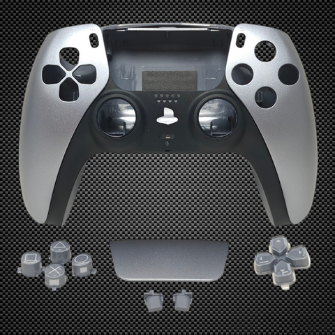 Official Sterling Silver PS5 Controller Full Shell BDM-030