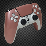 Pink Rose Gold Themed PS5 Custom Dualsense Controller